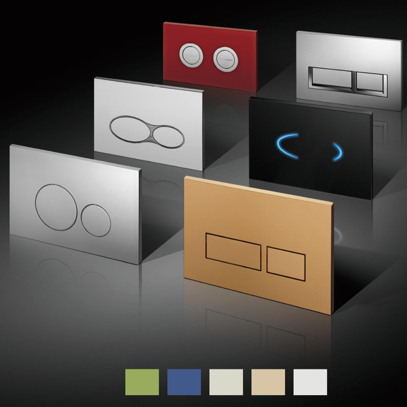 Flush plate